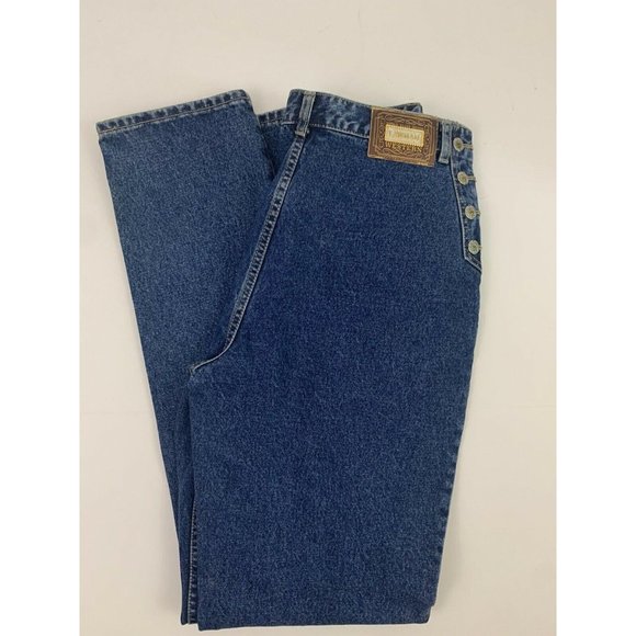 Vintage Lawman Women 15/16 Denim Western Jeans - Picture 6 of 10